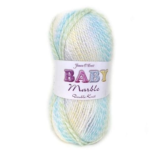 James C Brett Baby Marble DK - 100g Ball - All Shades