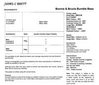 James C Brett Bumble Bees Toys Crochet Pattern in Flutterby Chunky & Huggable Super Chunky(JB936)