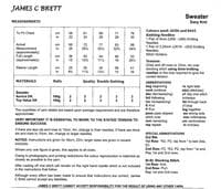 James C Brett Childrens Sweater Knitting Pattern in Aurora DK (846)