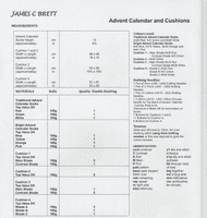 James C Brett Christmas Advent Calendar and Cushions (JB815)