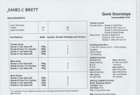 James C Brett Christmas Gonk Doorstops (JB810)