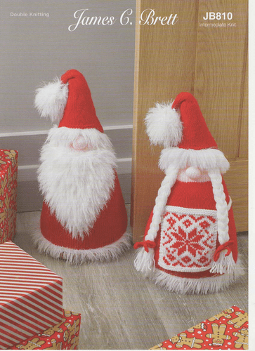 James C Brett Christmas Gonk Doorstops (JB810)