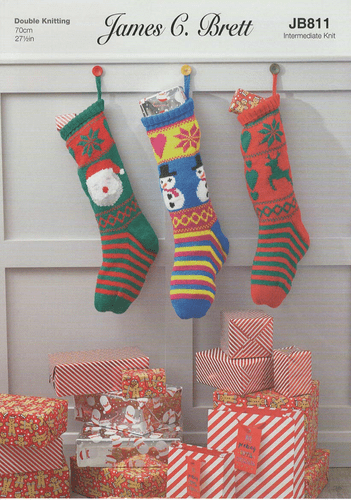 James C Brett Christmas Stockings (JB811)