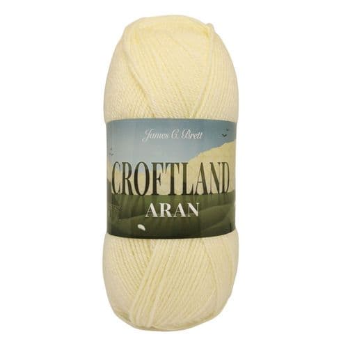 James C Brett Croftland Aran - 200g - All Shades