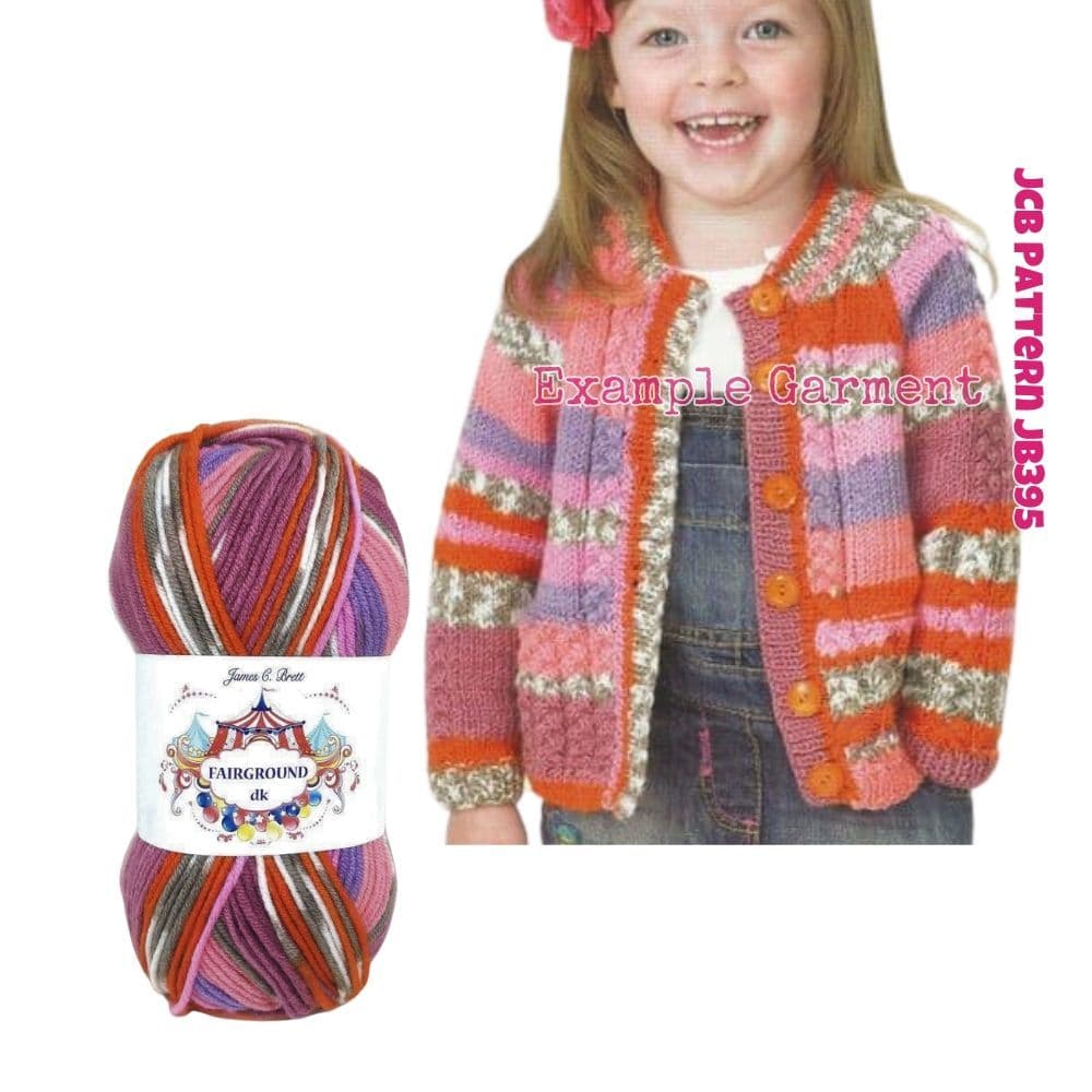 James C Brett Fairground Dk G15 - Gomitolo Di Filato Multicolore 100% Acrilico, 100g - Per Maglia E Uncinetto, Lavabile In Lavatrice