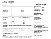 James C Brett George Giraffe Toy Crochet Pattern in Flutterby Chunky (JB930)