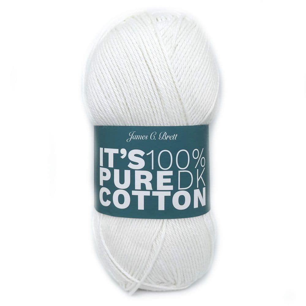 James C Brett Its 100 Pure Cotton DK 100g - Main Image