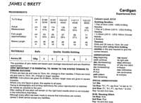 James C Brett Ladies Cardigan Knitting Pattern in Aurora DK (JB861)