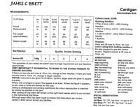 James C Brett Ladies Cardigan Knitting Pattern in Aurora DK (JB863)