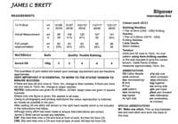 James C Brett Ladies Slipover Knitting Pattern in Aurora DK (JB904)