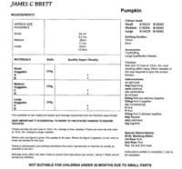 James C Brett Pumpkin Toy Knitting Pattern in Huggable Super Chunky (JB953)
