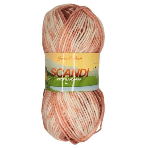 James C Brett Scandi Croftland Aran - 150g - All Shades