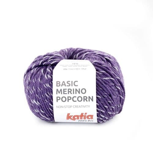 Katia Basic Merino Popcorn DK - 50g - 19 Shades