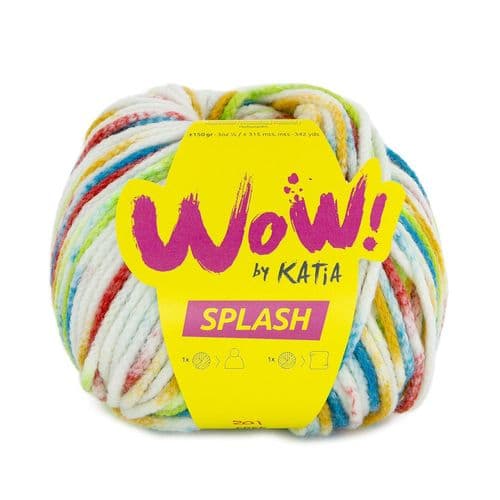 Katia Wow! Splash Chunky - 150g - All Shades