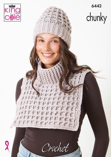 King Cole Accessories Crochet Pattern in Dalesway Chunky (6442)