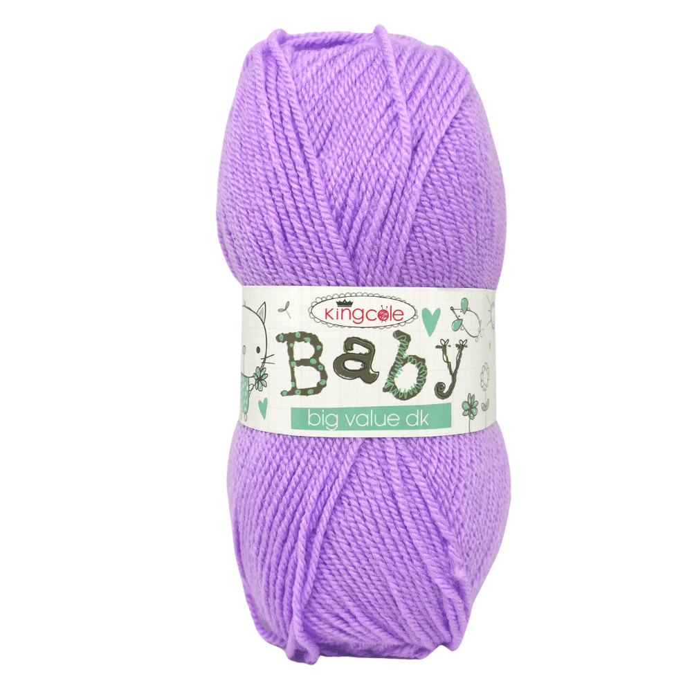 King Cole Big Value Baby DK – Gomitolo 100g – Colore 207 Jeans – 100% Acrilico Morbido