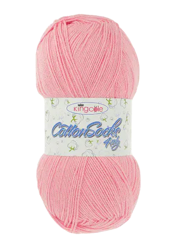 King Cole Cotton Socks 4ply - 100g - 10 Shades