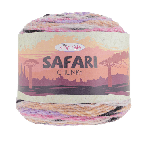 King Cole Safari Chunky - 150g - All Shades