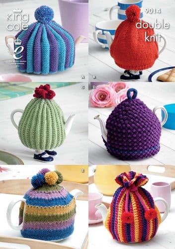 King Cole Tea Cosies in DK (9014)