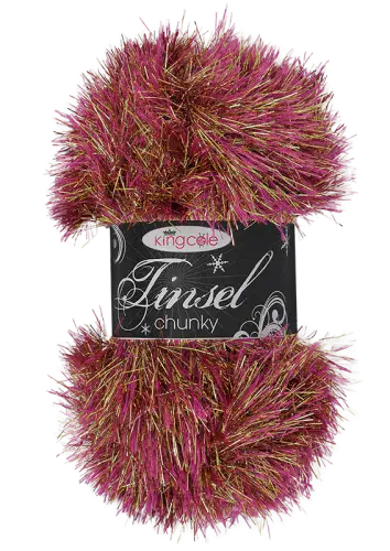 King Cole Tinsel Chunky - 50g Ball - All Shades