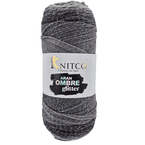 Knitco Aran Ombre Glitter - 200g - 9 Shades
