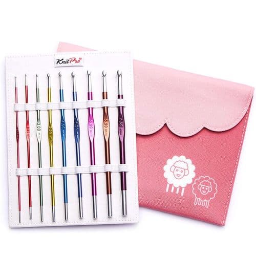 KnitPro Zing Deluxe Single Ended Crochet Hook Set