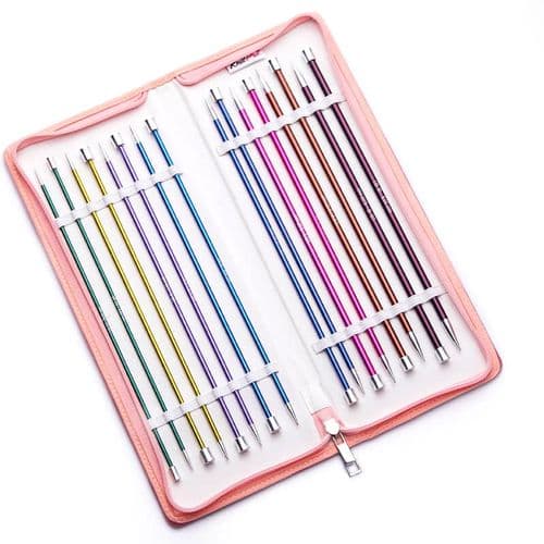 KnitPro Zing - Single Pointed Needle Set 25cm - 35cm