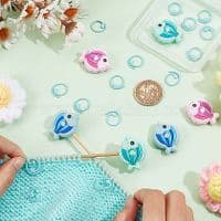Knitting Tool Kit - Needle Protectors & Stitch Markers - Fish [W1.1A]
