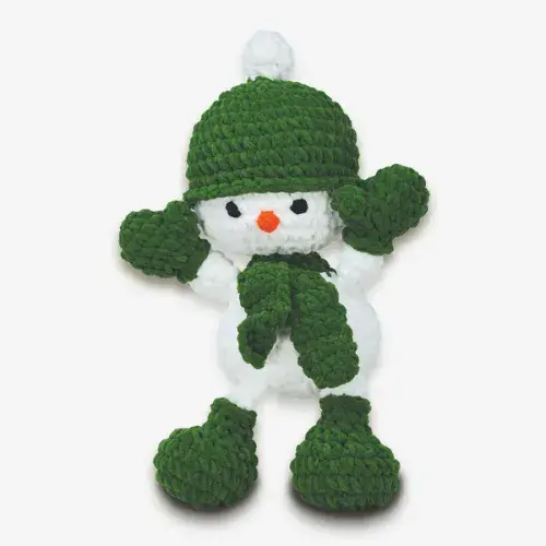 Knitty Critters - Baby Christmas Crochet Kit - Jolly Snowman