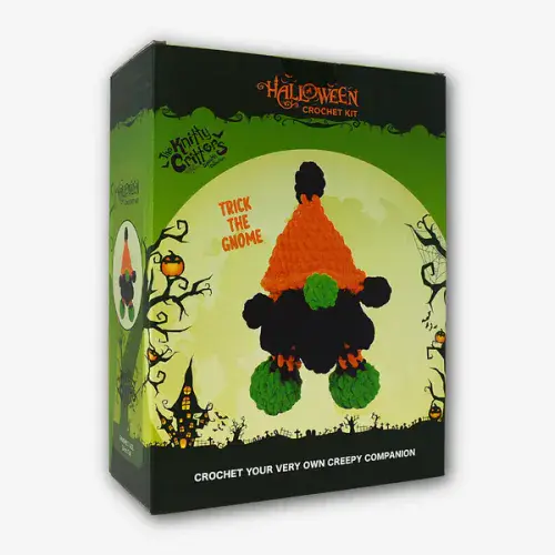 Knitty Critters - Halloween Amigurumi Crochet Kit - Trick the Gnome