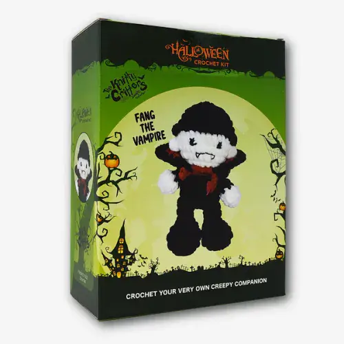 Knitty Critters - Halloween Amigurumi Crochet Kit - Vampire