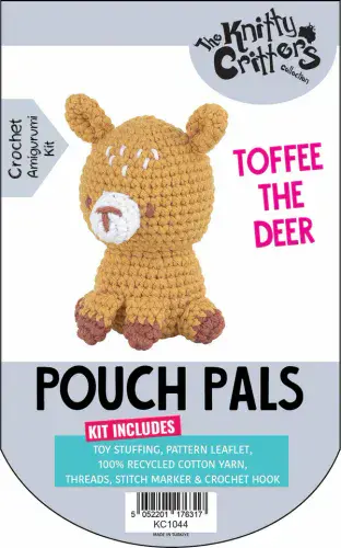 Knitty Critters - Pouch Pals - Toffee the Deer