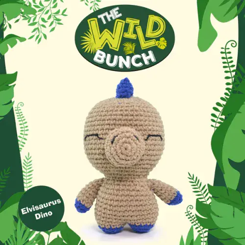 Knitty Critters - The Wild Bunch - Elvisaurus Dino