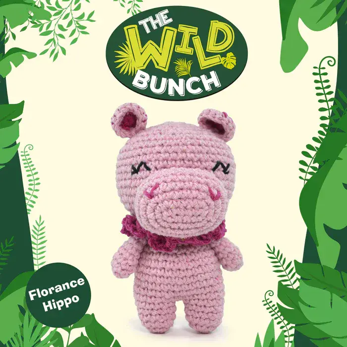 Knitty Critters - The Wild Bunch - Florance Hippo
