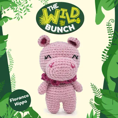 Knitty Critters - The Wild Bunch - Florance Hippo
