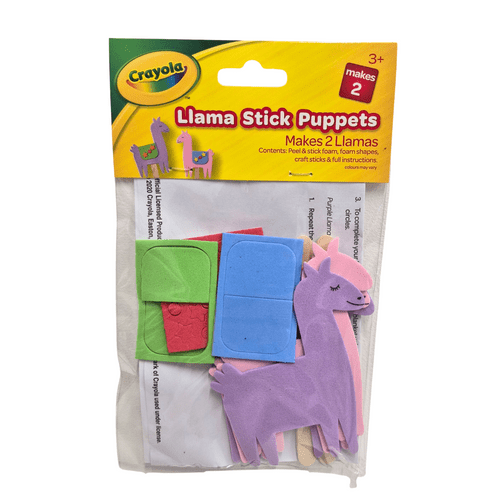 Llama Stick Puppets