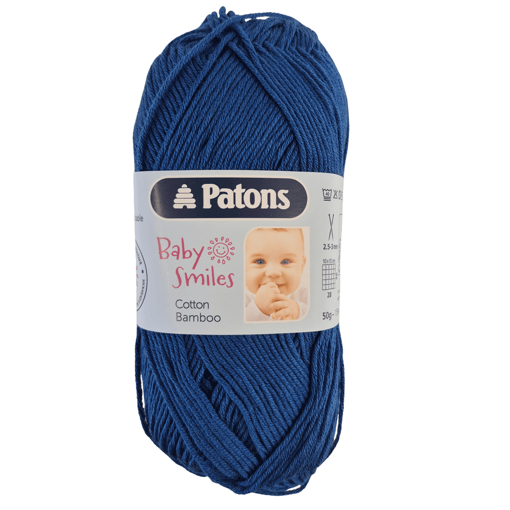 Patons Baby Smiles Cotton Bamboo 4ply - 50g - 9 Shades