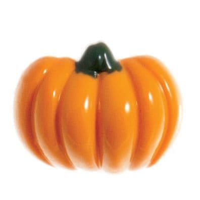 Pumpkin Shank Button - 18mm - Orange [LD39.3]