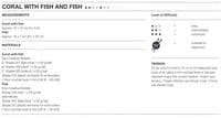 Rico Coral & Fish Toy Crochet Pattern in Creative Bubble (854)