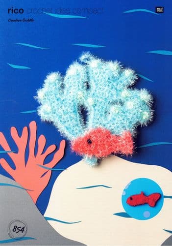 Rico Coral & Fish Toy Crochet Pattern in Creative Bubble (854)
