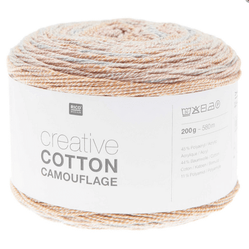 Rico Creative Cotton Camouflage - 200g - 6 Shades