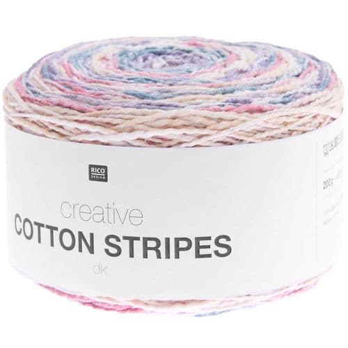 Rico Creative Cotton Stripes DK - 250g - 5 Shades