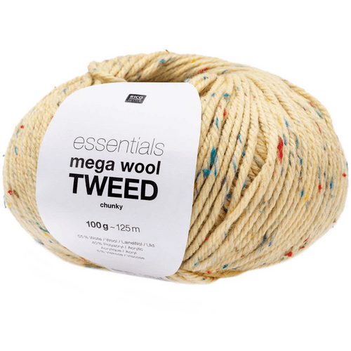 Rico Essentials Mega Wool Tweed - 100g - ALL Shades