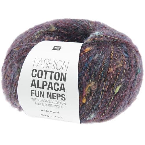 Rico Fashion Cotton Alpaca Fun Neps DK - 50g