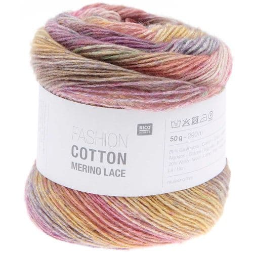 Rico Fashion Cotton Merino Lace - 50g - All Shades