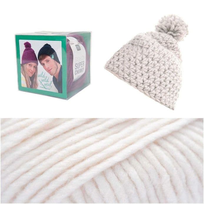 Rico Fashion Super Chunky Hat Crochet Kit 4 Choices