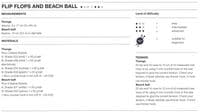 Rico Flip Flops & Beach Ball Crochet Pattern in Creative Bubble (857)
