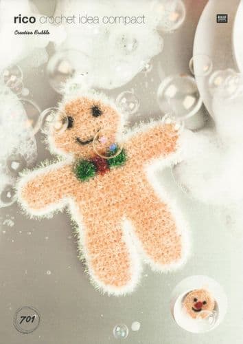 Rico Ginger Bread Man & Emoji Crochet Pattern in Bubble DK (701)