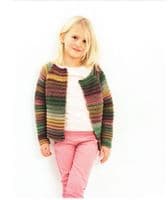 Rico Girls Sweater & Cardigan Knitting Pattern in Creative Melange DK (624)