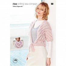 Rico Ladies Cardigan & Shawl Knitting Pattern in Fashion Daiyamondo (783)